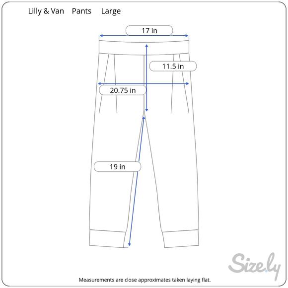 Lilly & Van Womens Capri Pants Size L Yellow Pink Diamond High Rise Tapered - Picture 2 of 9